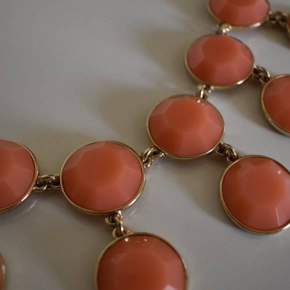 JCrew Pink & Gold Statement Necklace | Excellent Condition - Picture 5 of 6
